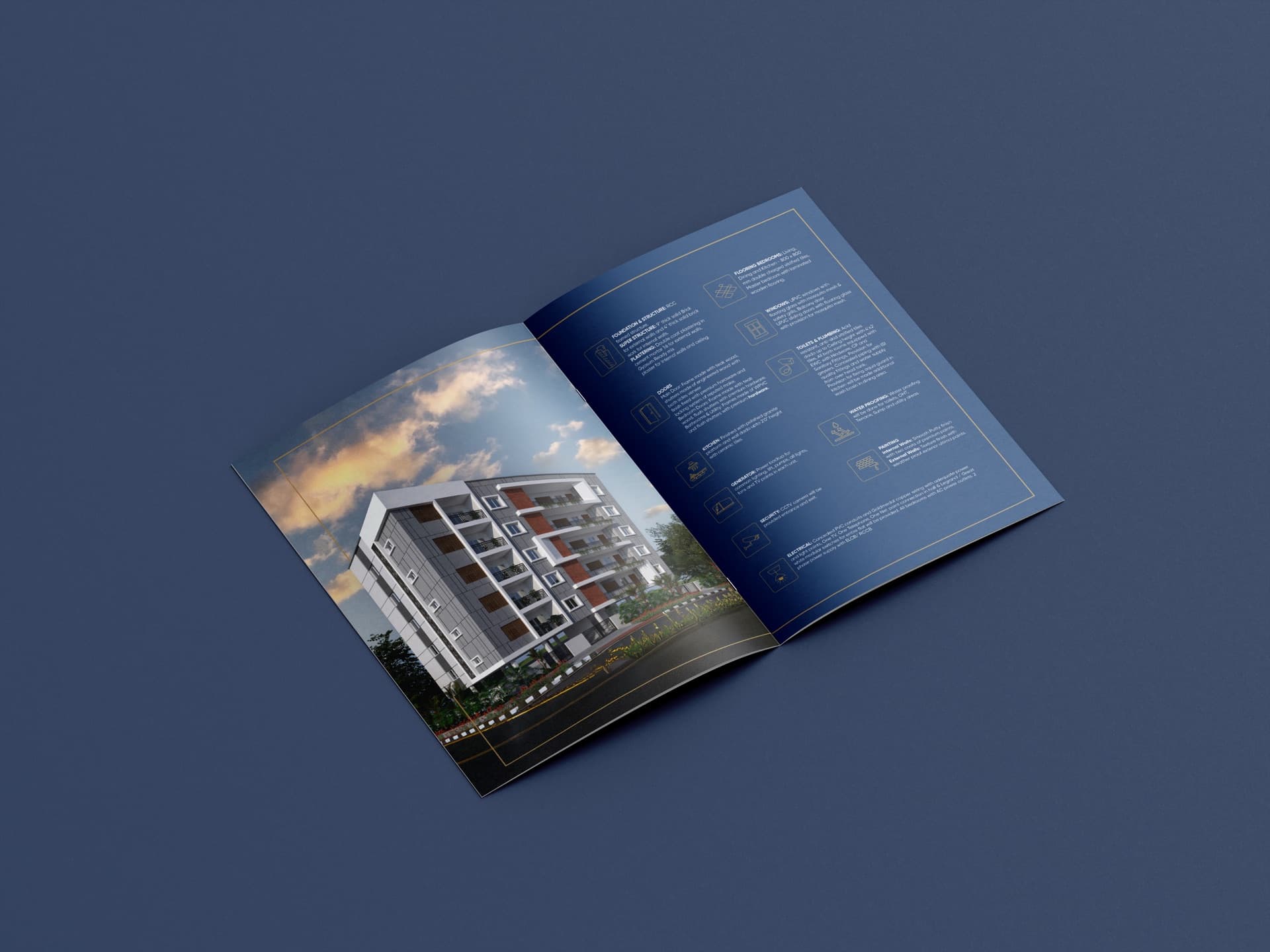 Arkala Origin project brochure design by Dandora