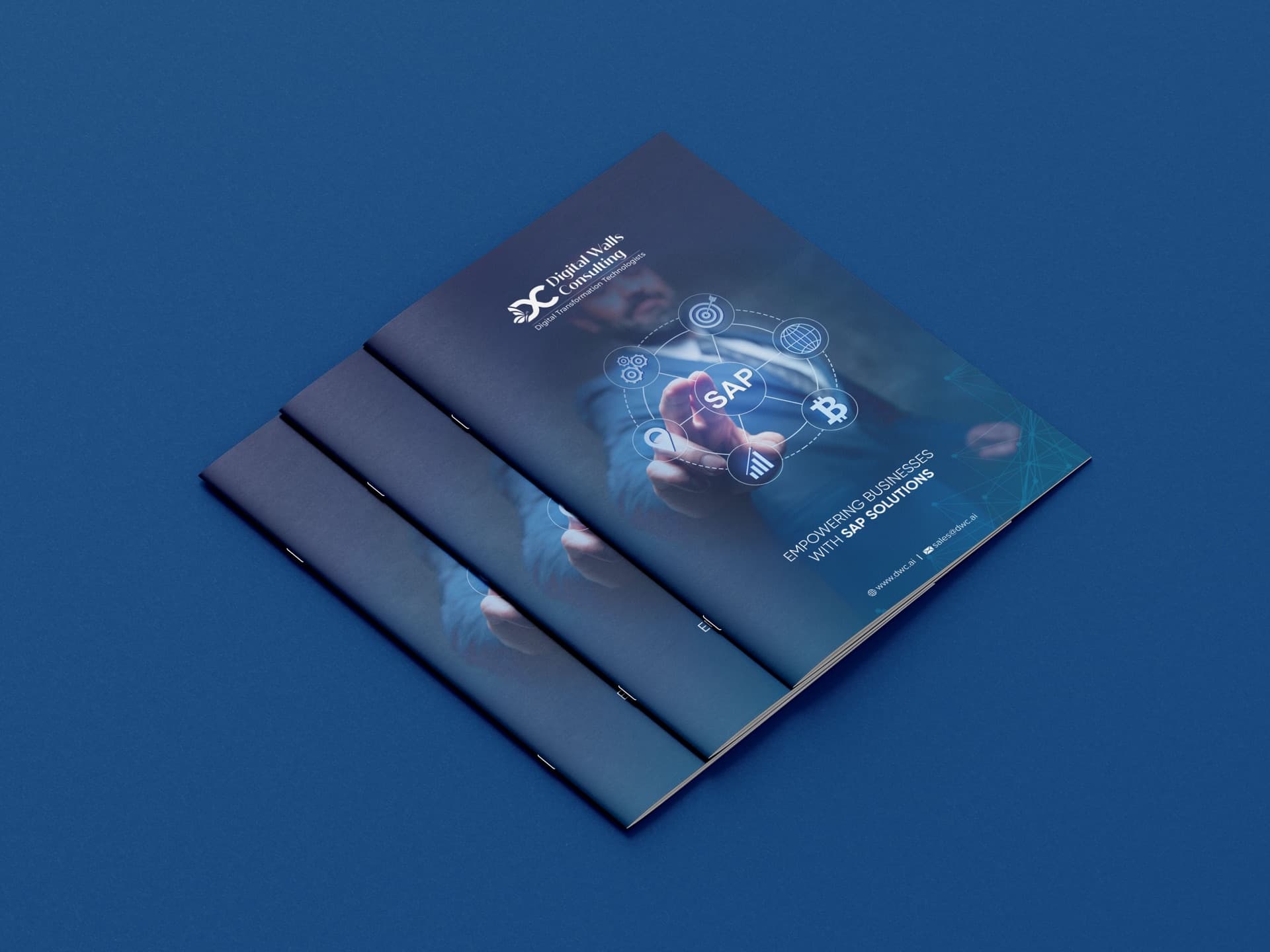 DWC brochure mockup designed by Dandora
