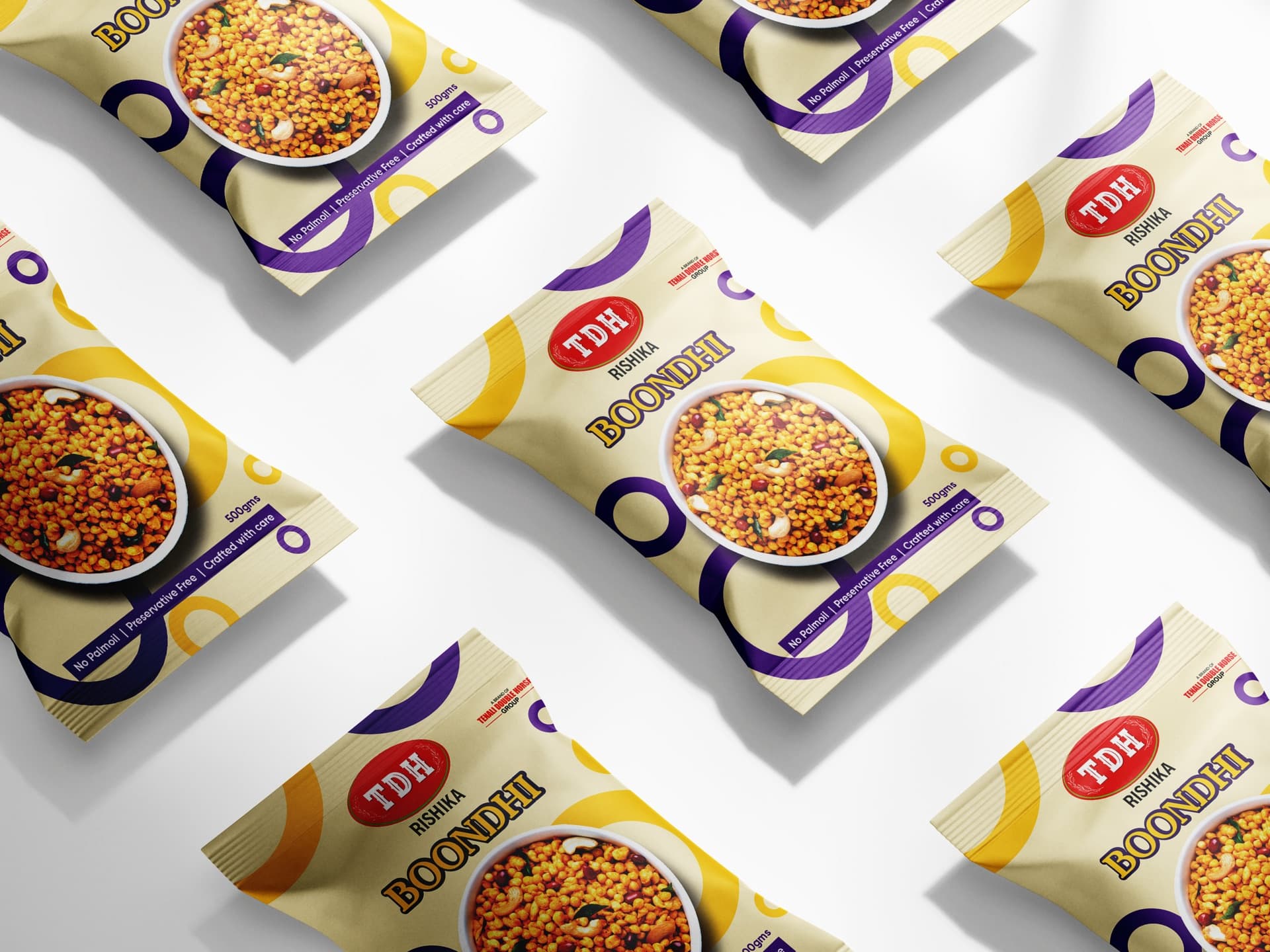 TDH Boondhi product packaging design by Dandora